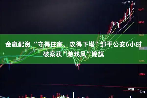 金赢配资 “守得住家，攻得下塔”邹平公安6小时破案获“游戏风”锦旗
