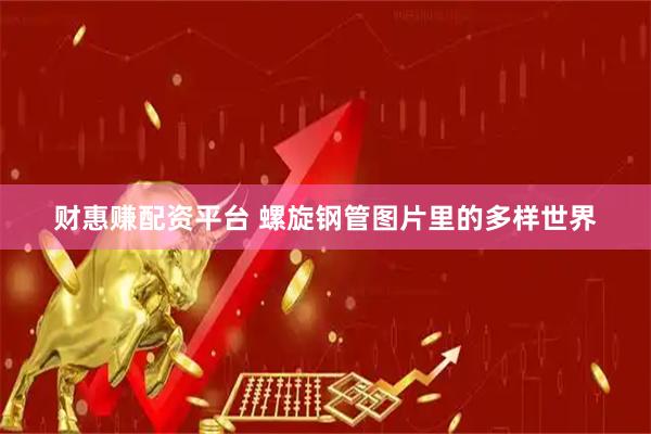 财惠赚配资平台 螺旋钢管图片里的多样世界